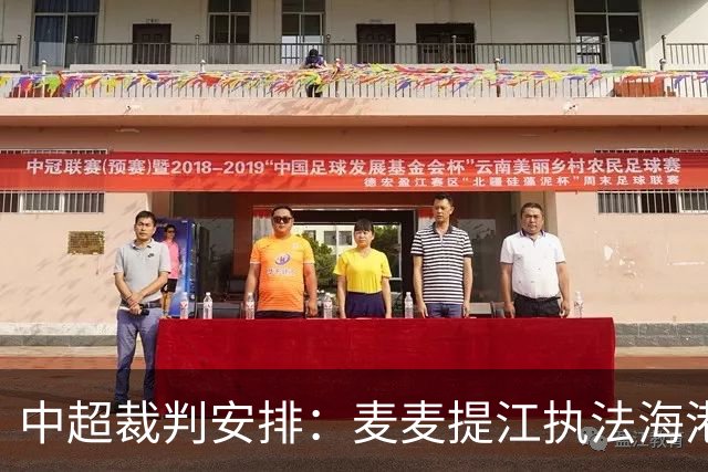 中超裁判安排：麦麦提江执法海港 孙雷执法泰山