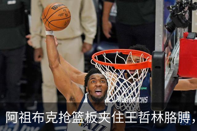 阿祖布克抢篮板夹住王哲林胳膊，古德温上前推搡阿祖被吹技犯